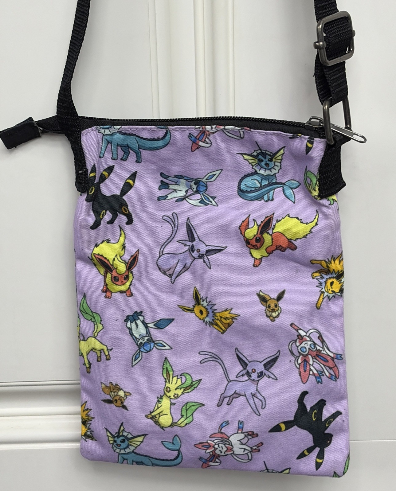 Loungefly Pokemon Eevee Eeveelutions Evolution Toss Passport Crossbody Purse Bag