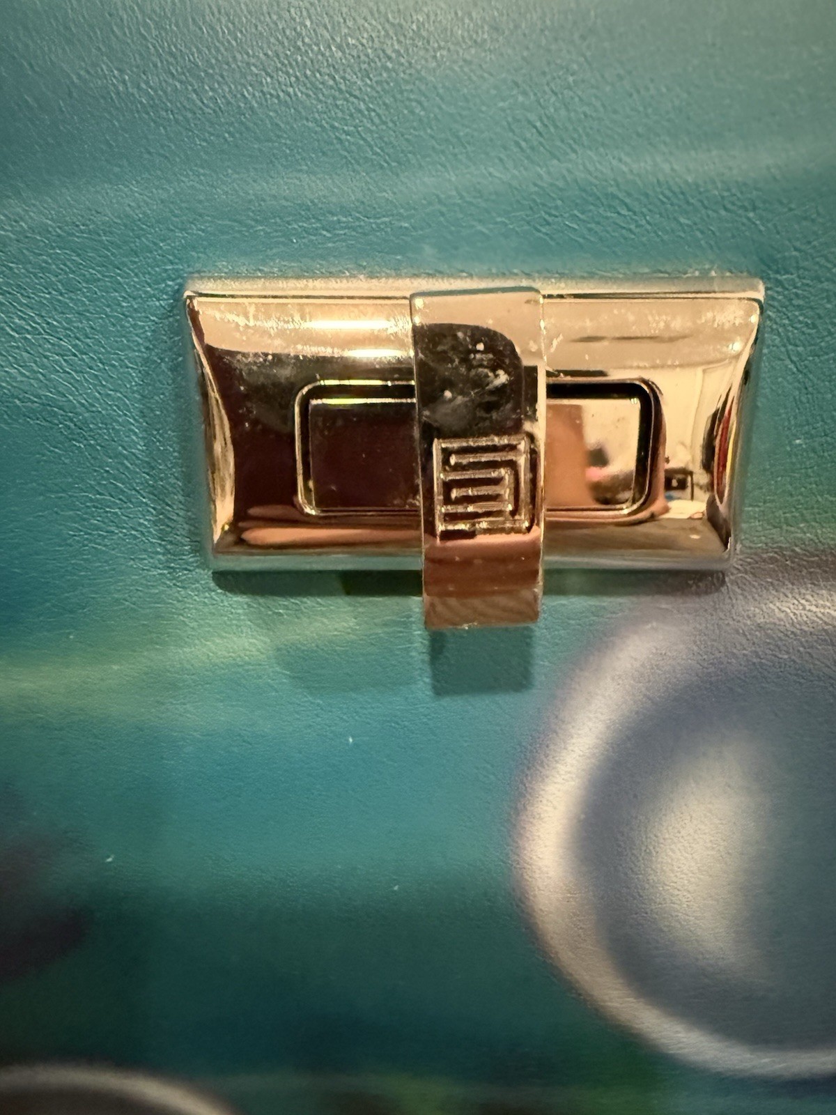 Shiatzy Chen Hand Painted Ocean Jellyfish Neo-oriental Chic Satchel Bag
