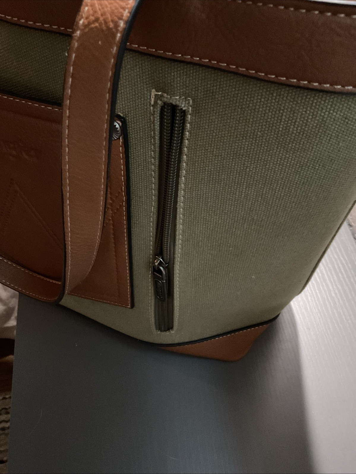 Wrangler Bag With A Pocket For iPad Or Book Denim And Faux Leather Lightweight