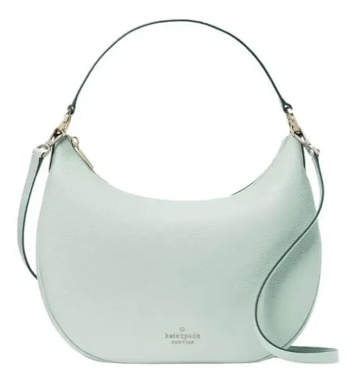 Kate Spade Weston Aquamarine Green Leather Shoulder Bag K8453 Seawater NWT $399F