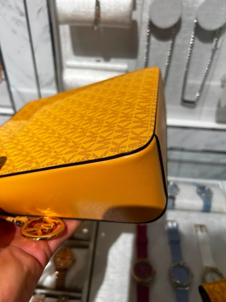 Michael Kors Small Messenger Handbag Crossbody Bag Purse Honeywheat Shoulder MK