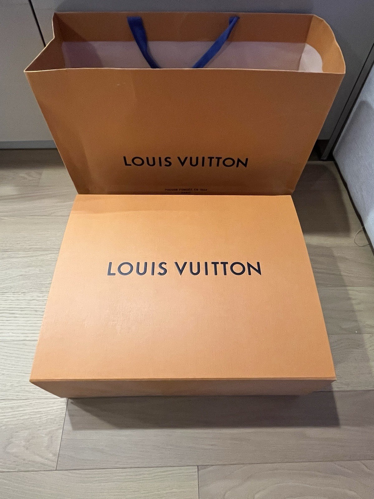 Louis Vuitton Damier Graphite Canvas Keepall Bandoulière 55 W/Receipt & Box
