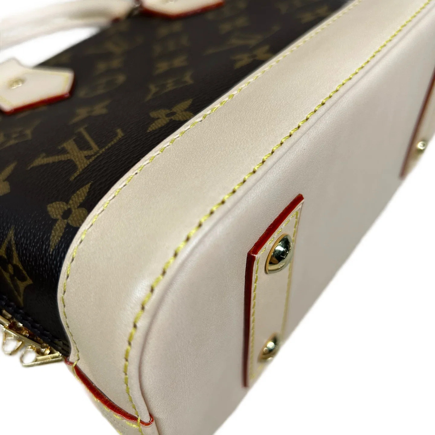 Louis Vuitton Alma Bb Brown Beige Monogram (dh071426h8r)