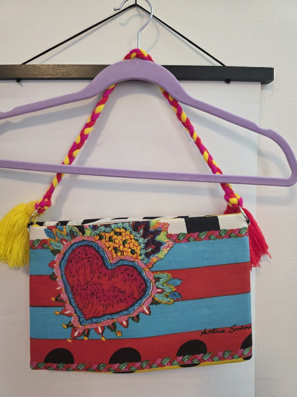Antica Sartoria by Giacomo Cinque Beaded 60’s Hippie Shoulder Purse NWT Vibes