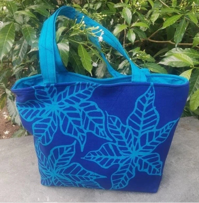 Batik Shoulder Bag, Handmade in Sri Lanka, Tote Bag for women