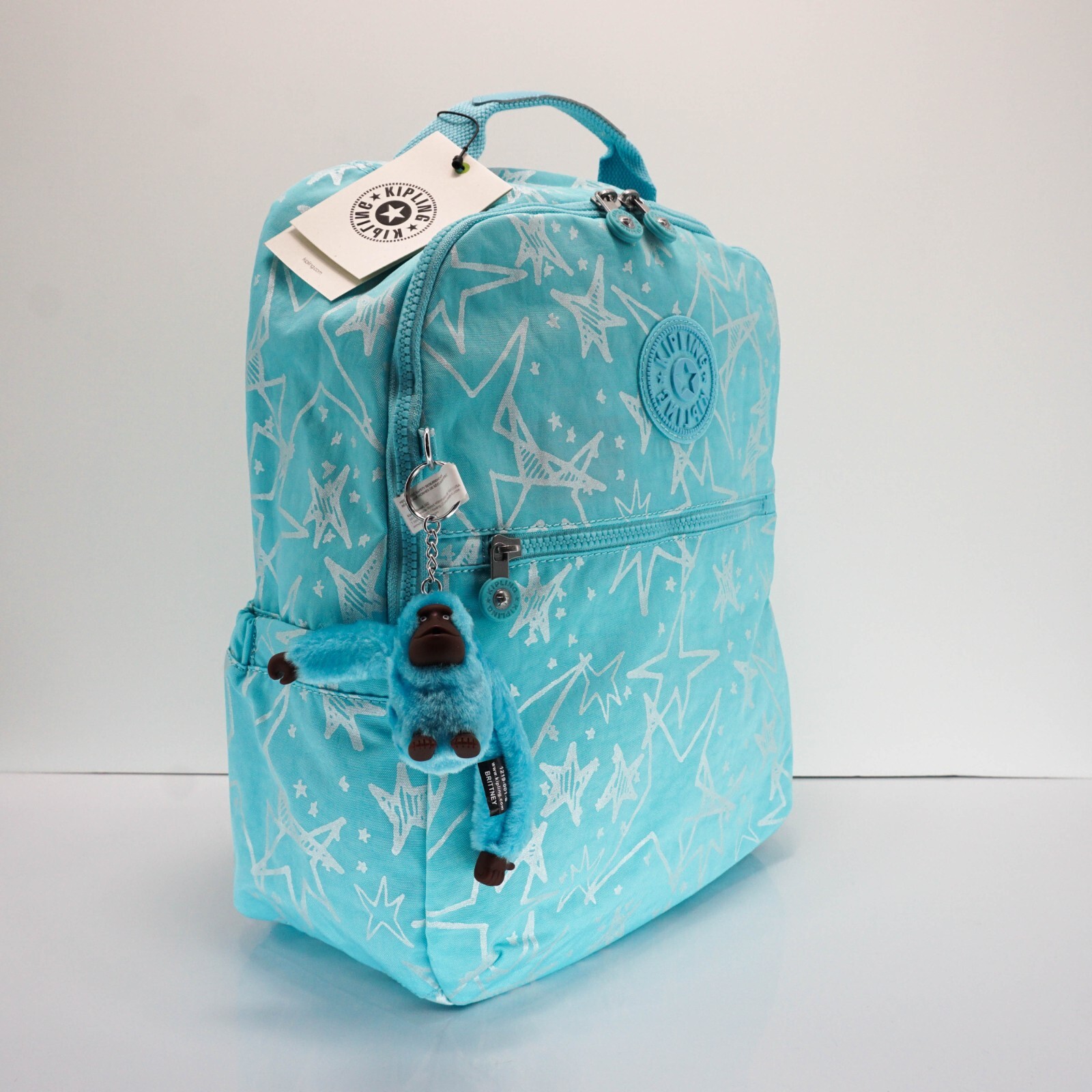 Kipling Shelden Backpack 15″ Laptop School KI1312 Polyamide Starry Vision Teal