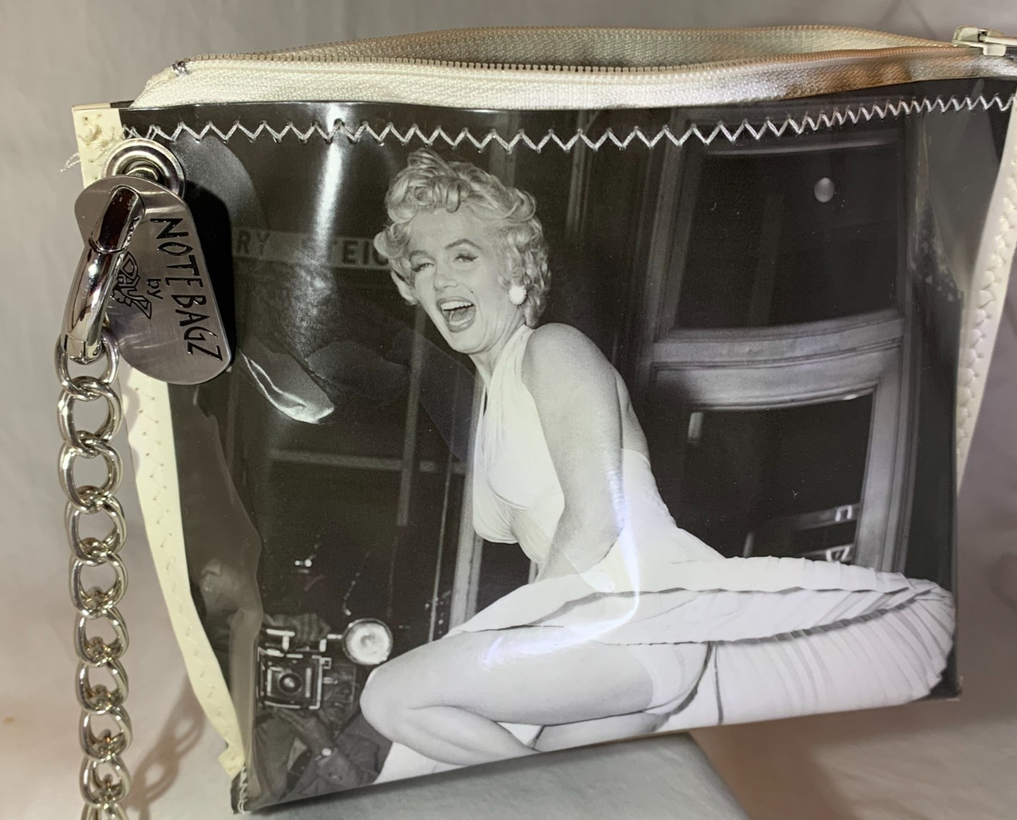 Clutch Handbag, Marilyn Monroe Laminated Magazine Clutch Handmade *1 OF A KIND*