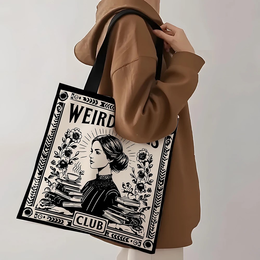WEIRD GIRLS CLUB TOTE BAG – GIRLS SQUAD GIFT 🖤