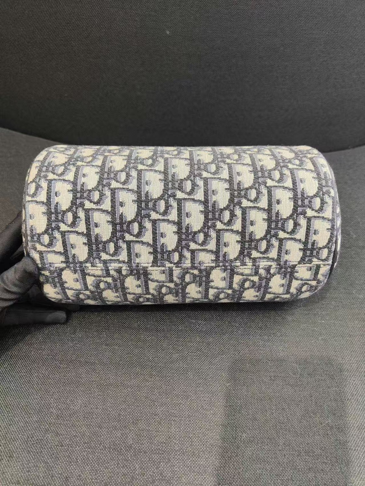 Dior Oblique Jacquard Canvas Cylinder Crossbody Mini Shoulder Bag
