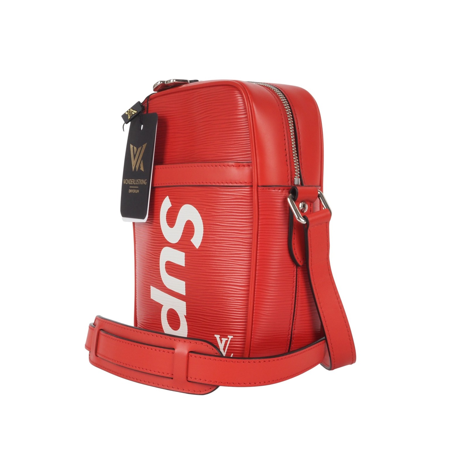 LOUIS VUITTON Supreme Danube PPM Epi Red M53434 Mint Like New Collectors RARE