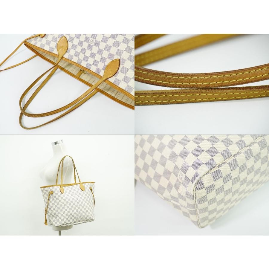 LOUIS VUITTON Bag: N51107 White Grey W30-45×H28×D15cm;