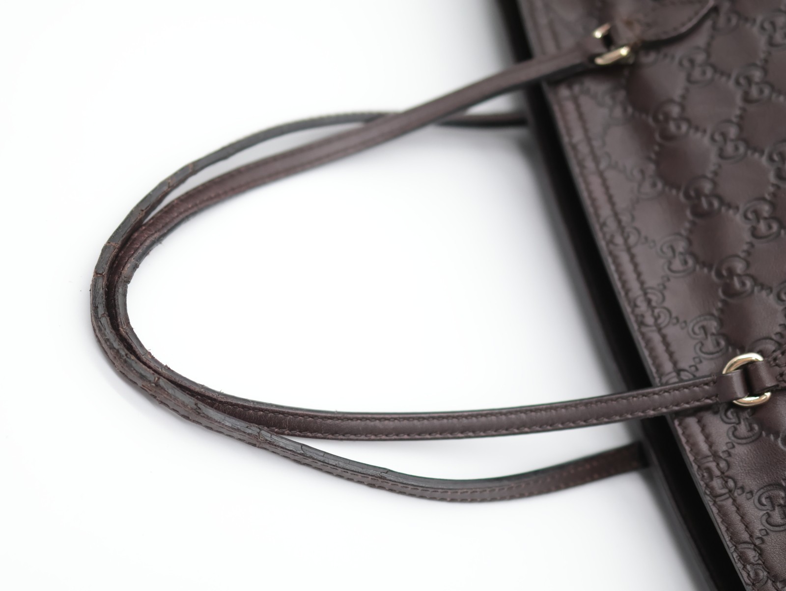 GUCCI Tote Bag Guccissima Leather Authentic