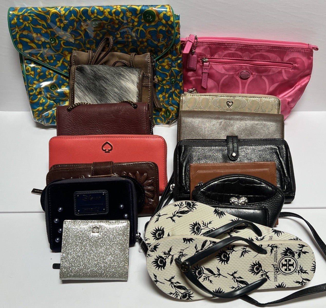 Lot Coach Spade Fossil Wristlet Wallet Shoulder Bag Bundle Assortment Reseller
