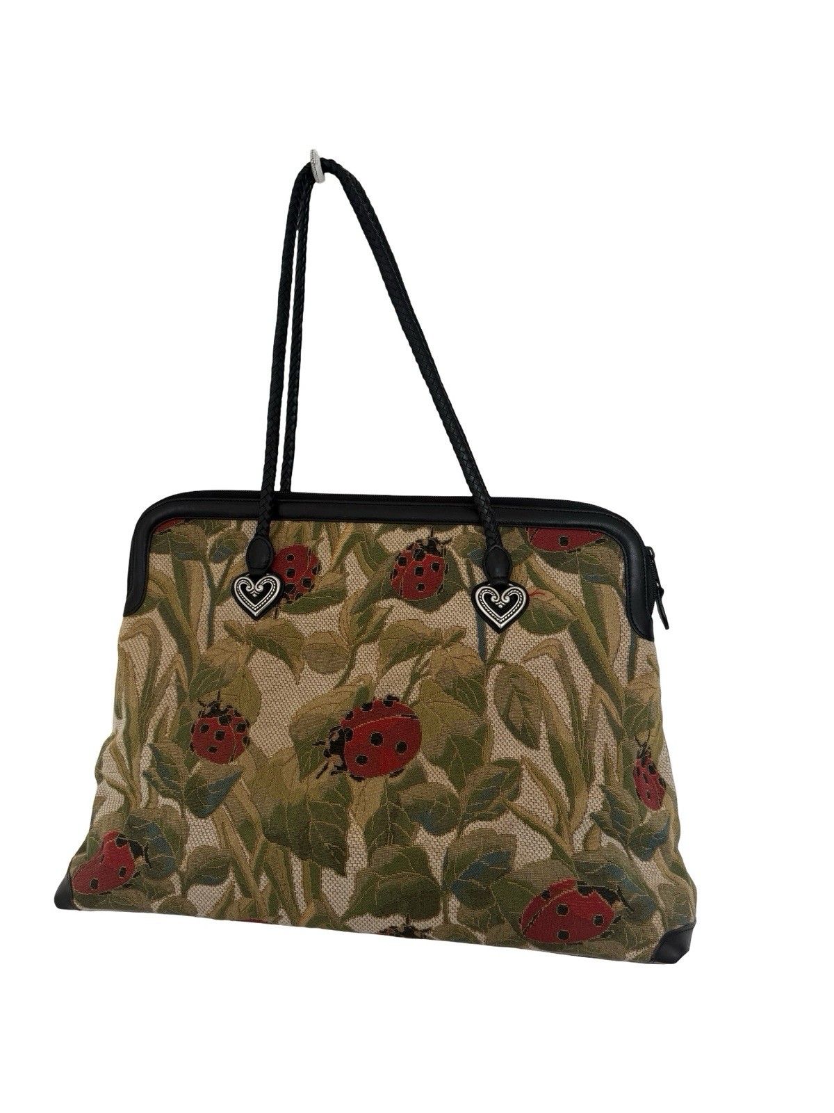Brighton ❤️🐞Ladybug Alyssa Tapestry Satchel/Weekender Bag/Tote