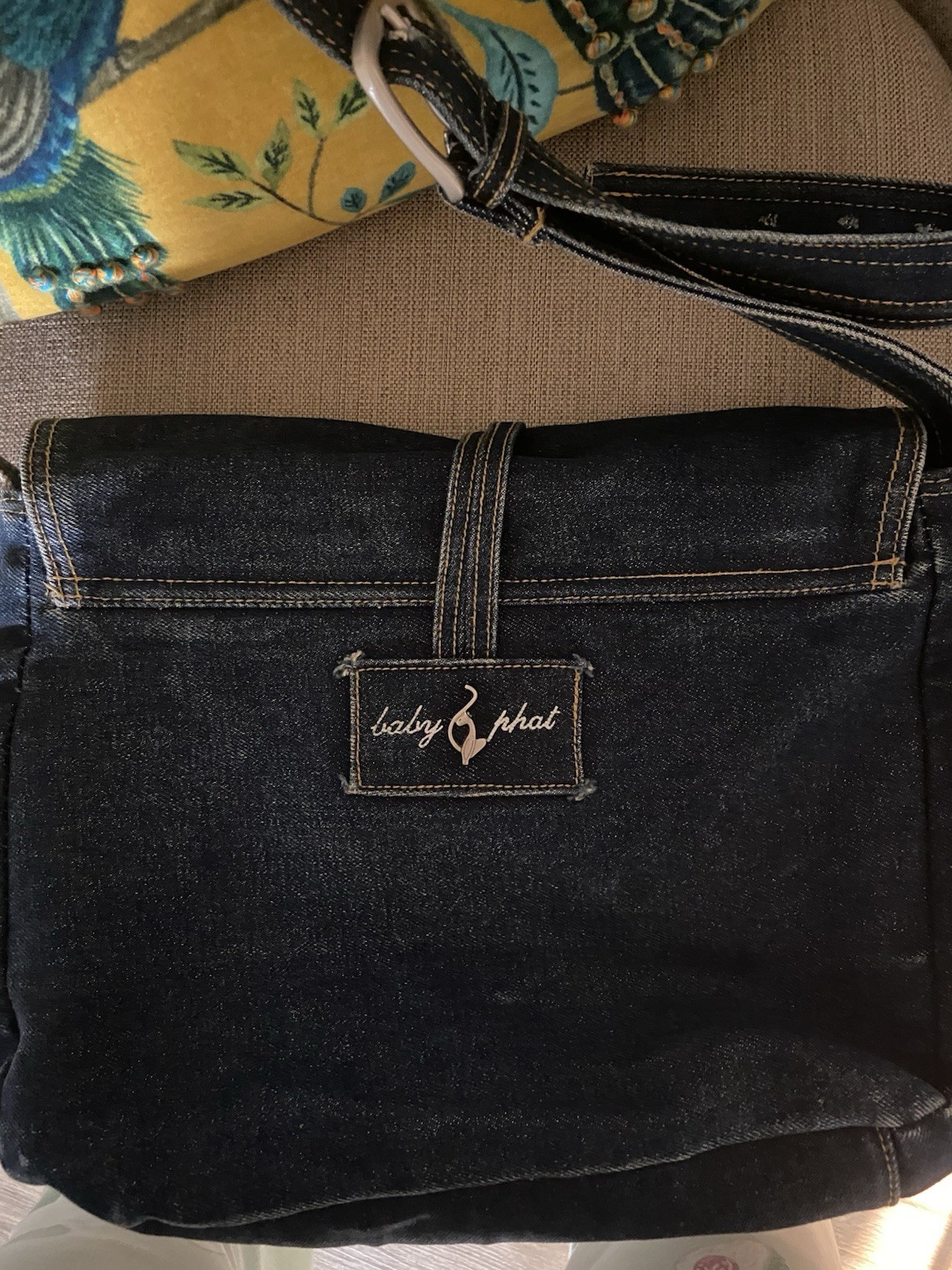 Cute Baby Phat Women’s Denim Shoulder Bag, Fair condition