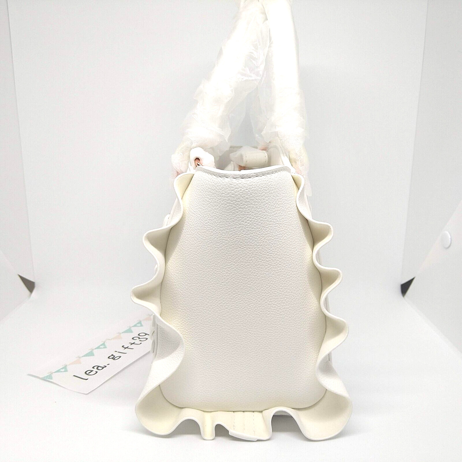 Samantha Vega 2WAY Shoulder Hand Bag Lace up Heart Bijou Mini white Japan New