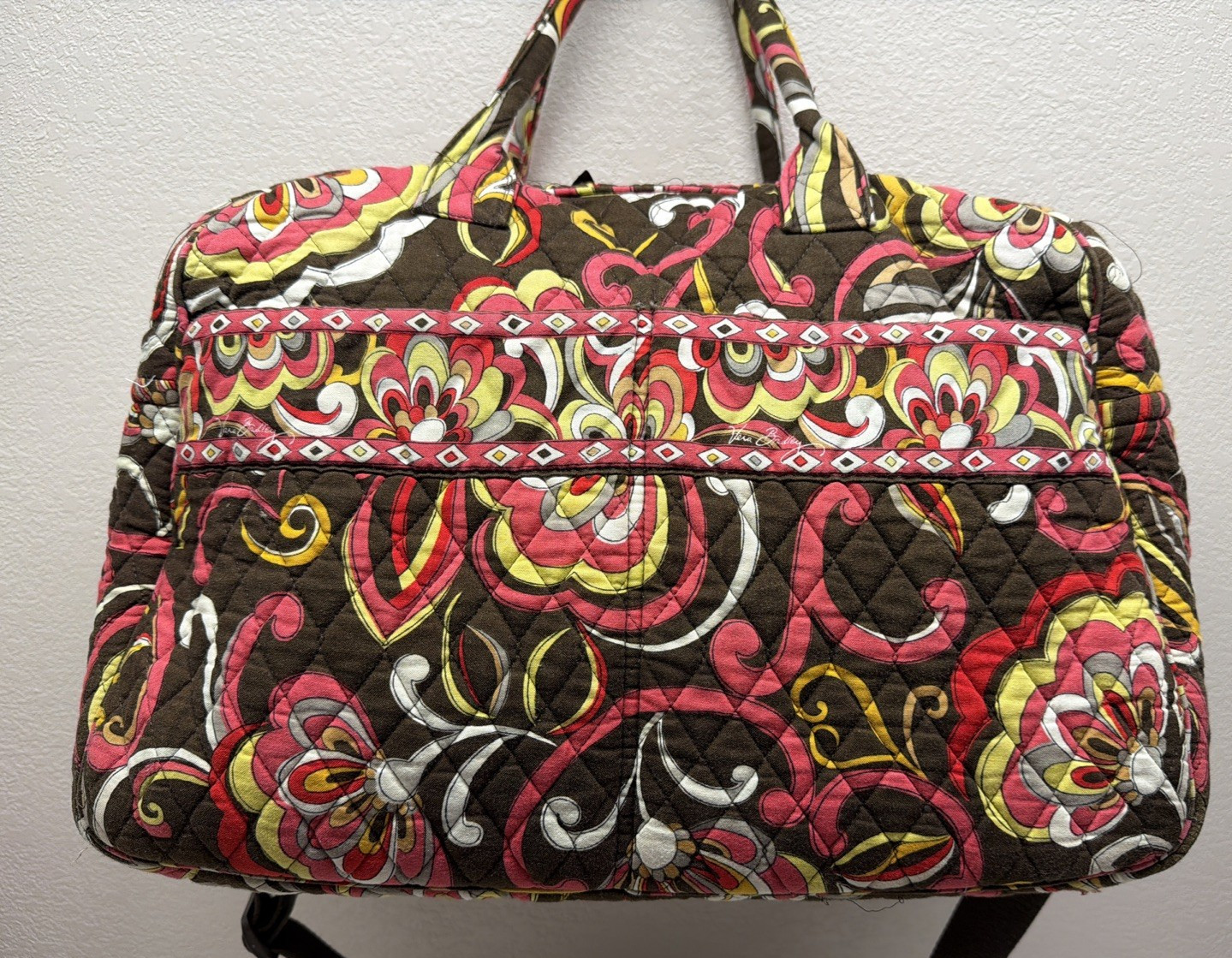 8 PC Lot Vera Bradley Items Purse Tote Weekender Wallets Cosmetic Fair See Photo