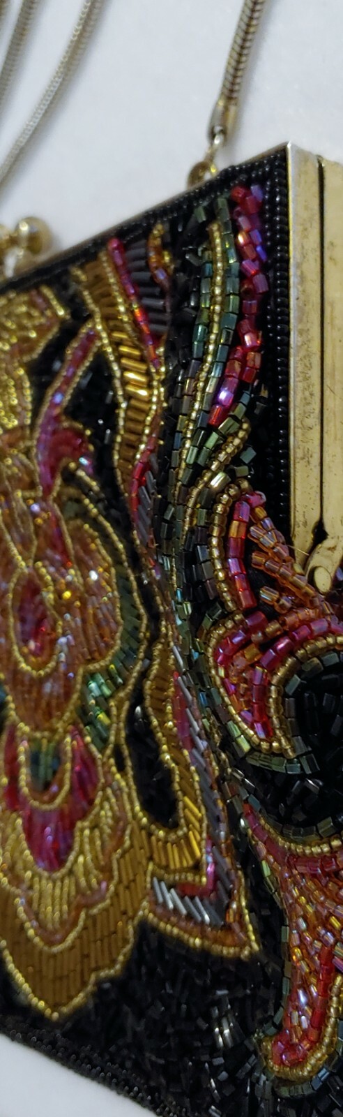 Vintage LA REGALE beaded – MULTI COLOR ( 7 1/2 in Wide x 6 in Tall )