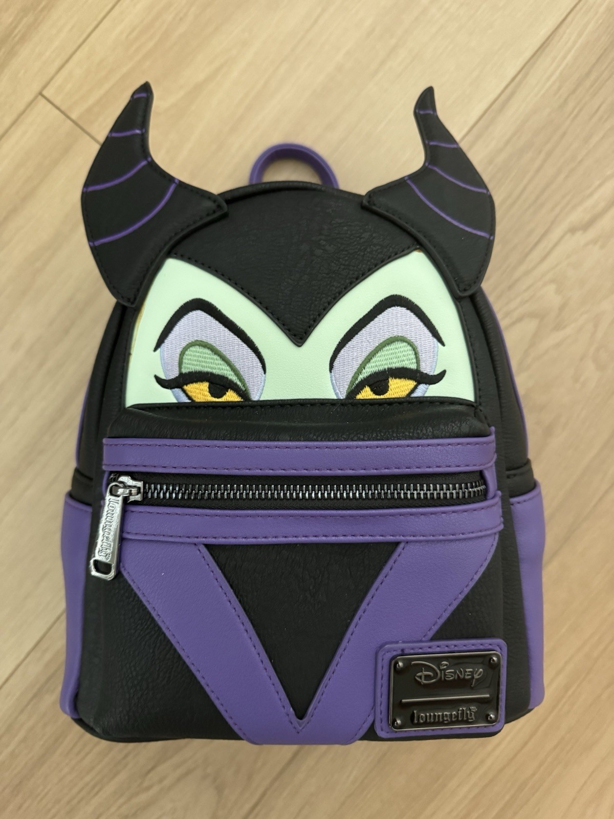 Loungefly Disney Maleficent Backpack Cosplay Villain Character Horns Backpack