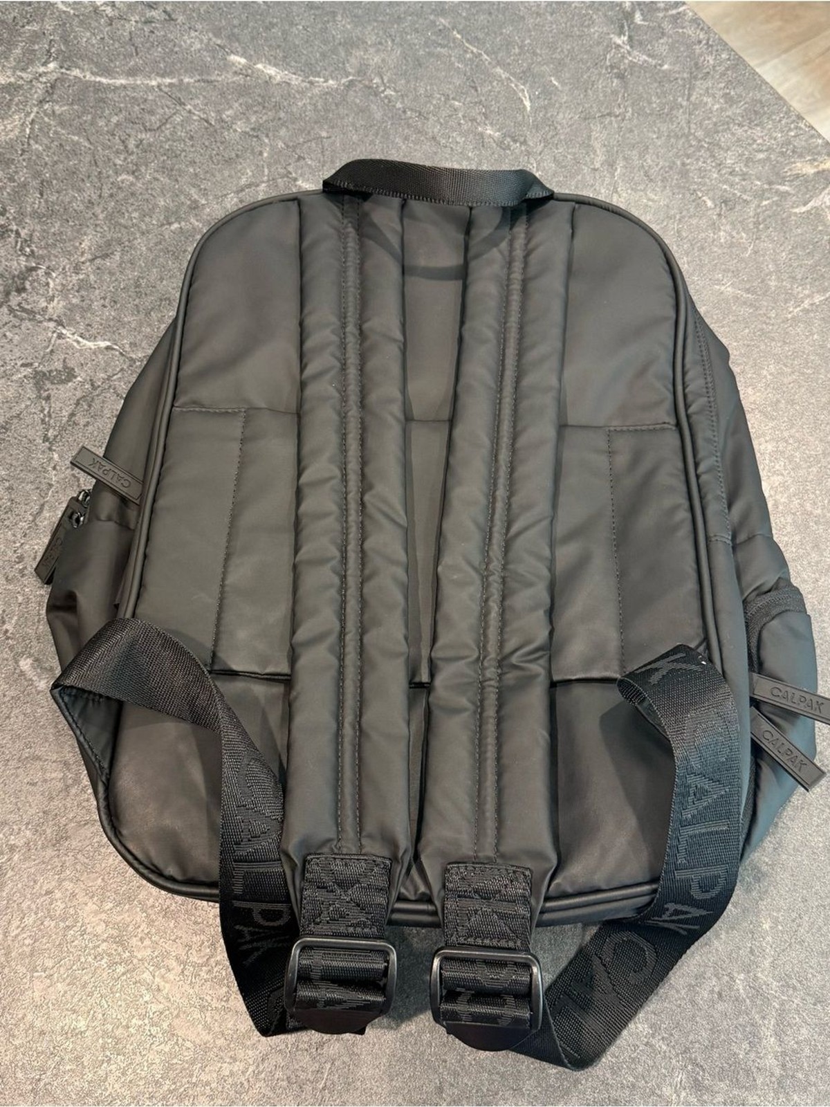Calpak Luka 15” laptop backpack matte black unisex full sized