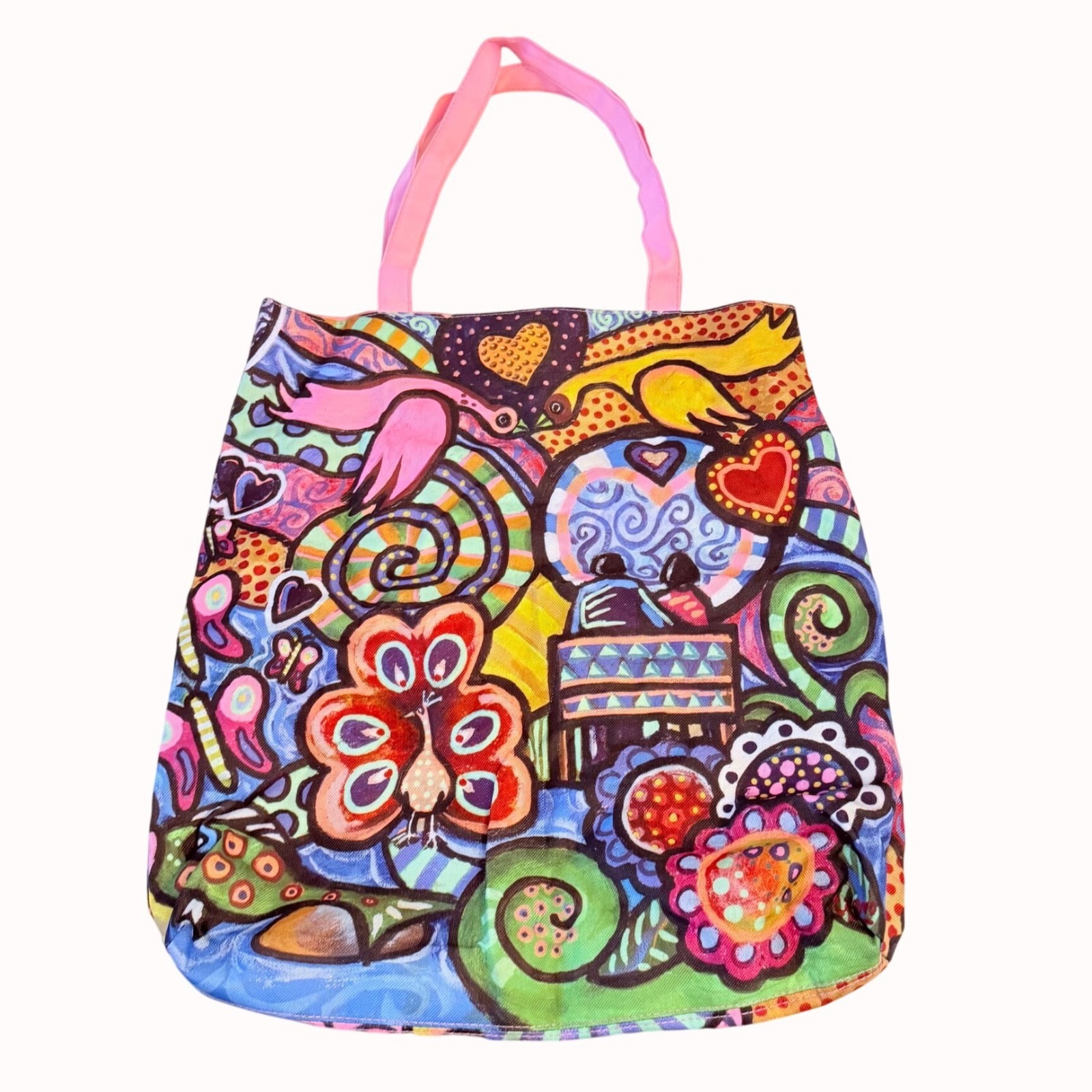 Daniel Cascardo Graffiti Tote Bag Art Collage Cubist Geometric Art Work Colorful