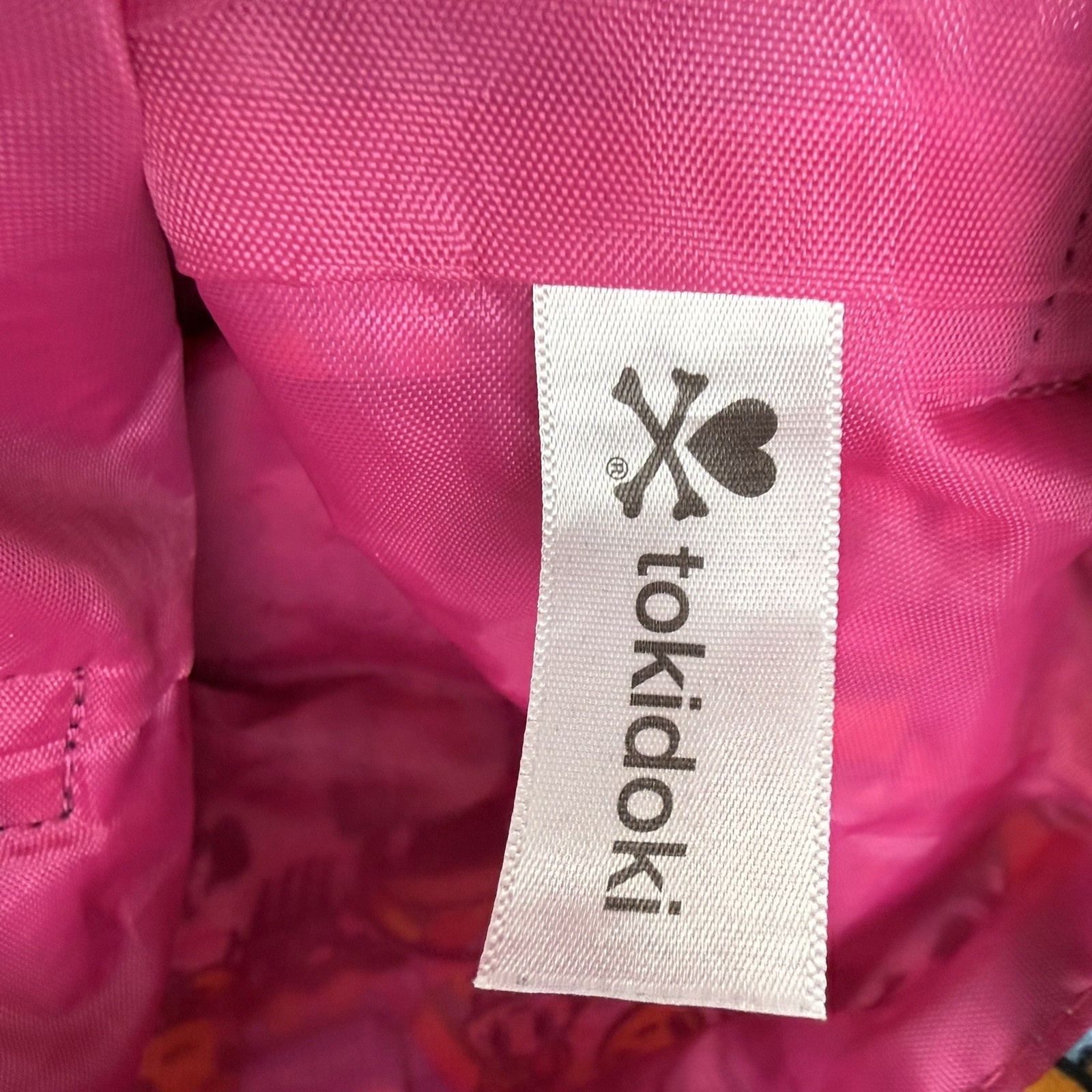 Tokidoki Drawstring Small Duffle Crossbody Bag Bucket Purse Straps Lightweight