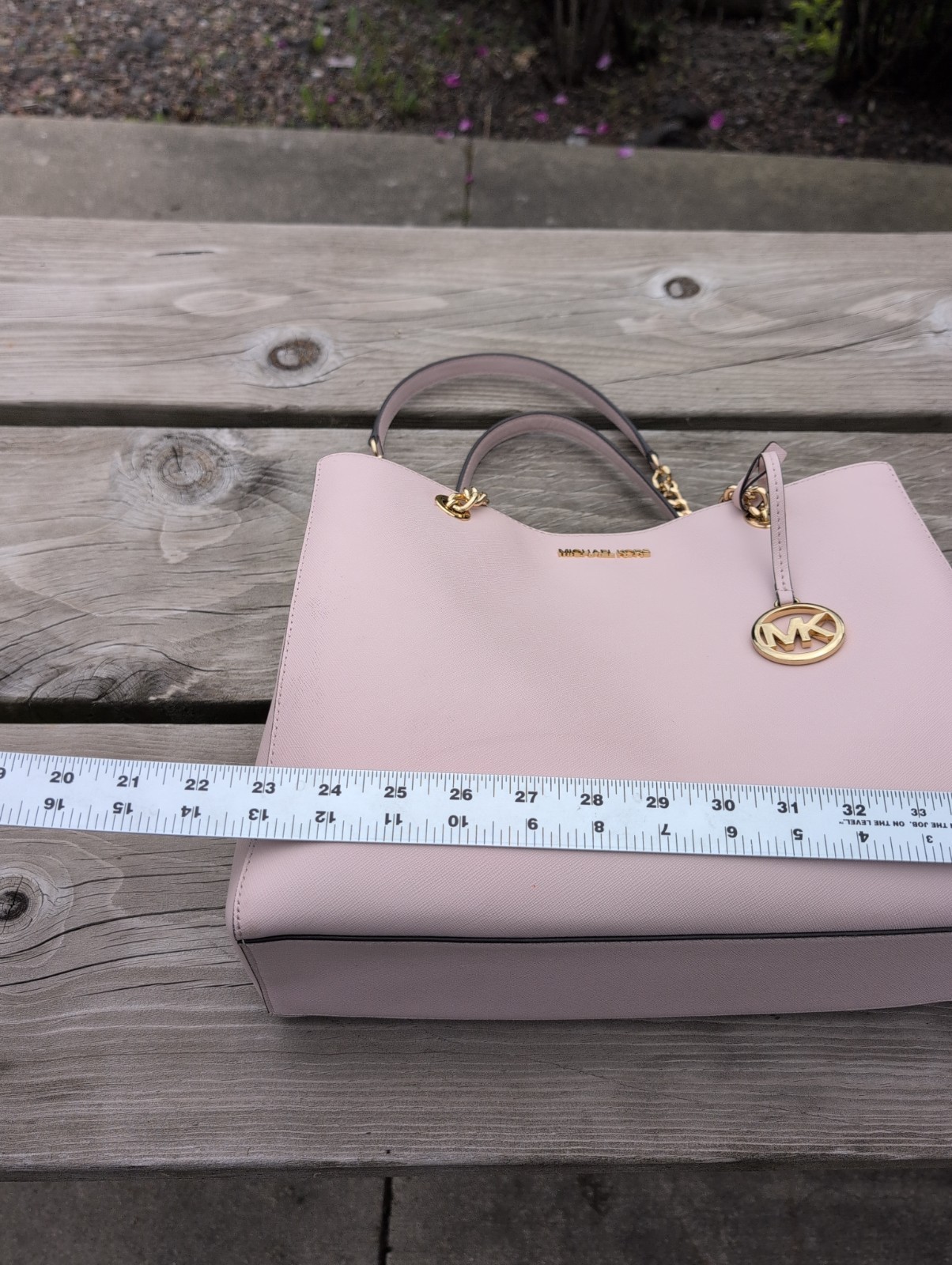 NWT Michael Kors Susannah Large NEW Tote Leather Shoulder bag Powder Blush