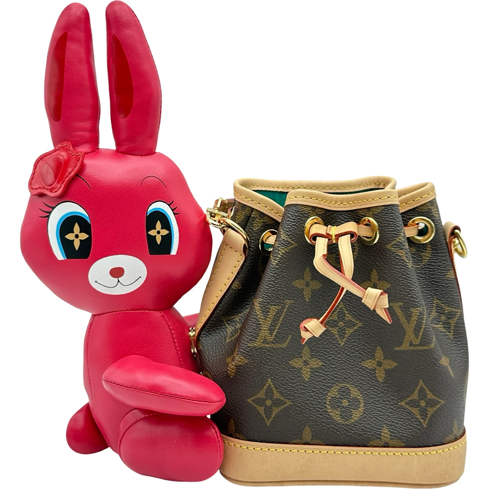 LOUIS VUITTON Nano Noé Brown Monogram Shoulder Bag M11305 #OKB1762