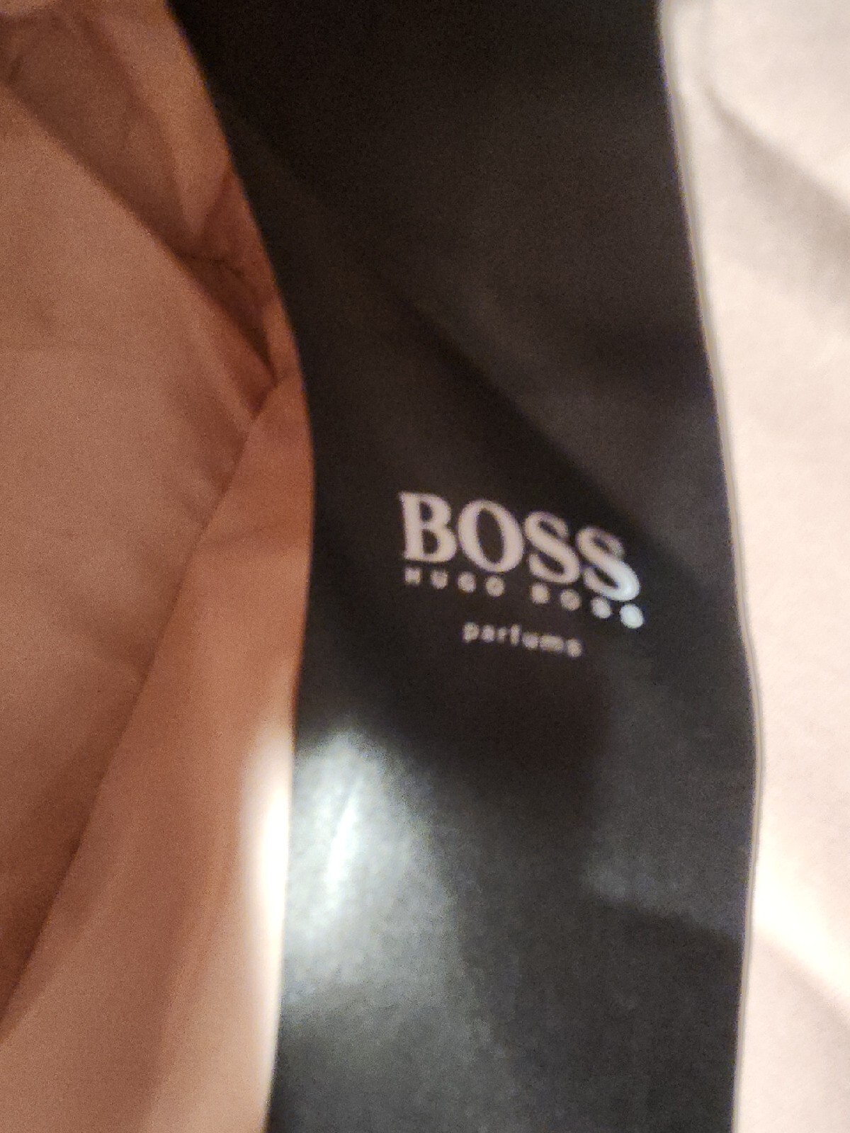 Boss Hugo Boss Parfum Black Tote Bag Purse Medium NEW , no tags