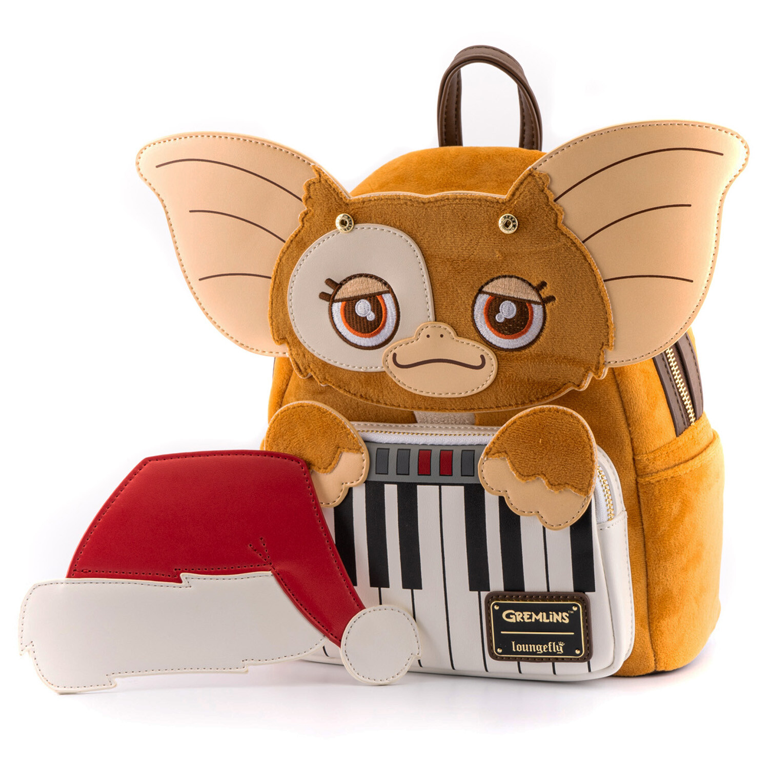 Gremlins Gizmo Holiday Cosplay with Removable Hat Mini Backpack