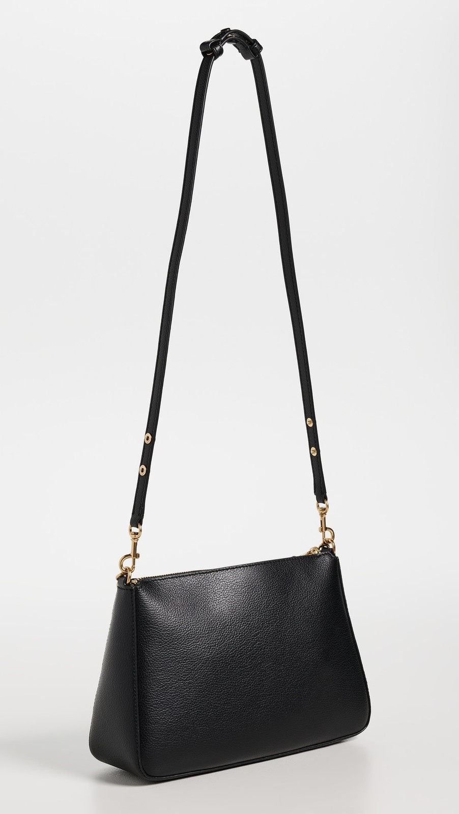 Tory Burch Perry Convertible Leather Chain SHOULDER Bag Crossbody ~NWT~ Black