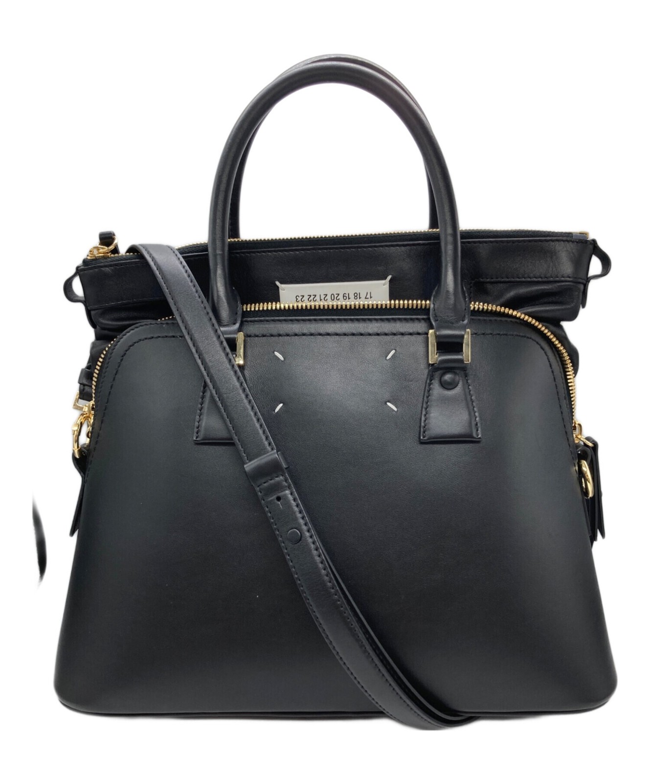 Maison Margiela 2-Way S56WG0093 P4303 Black Shoulder Bag #TFB1223