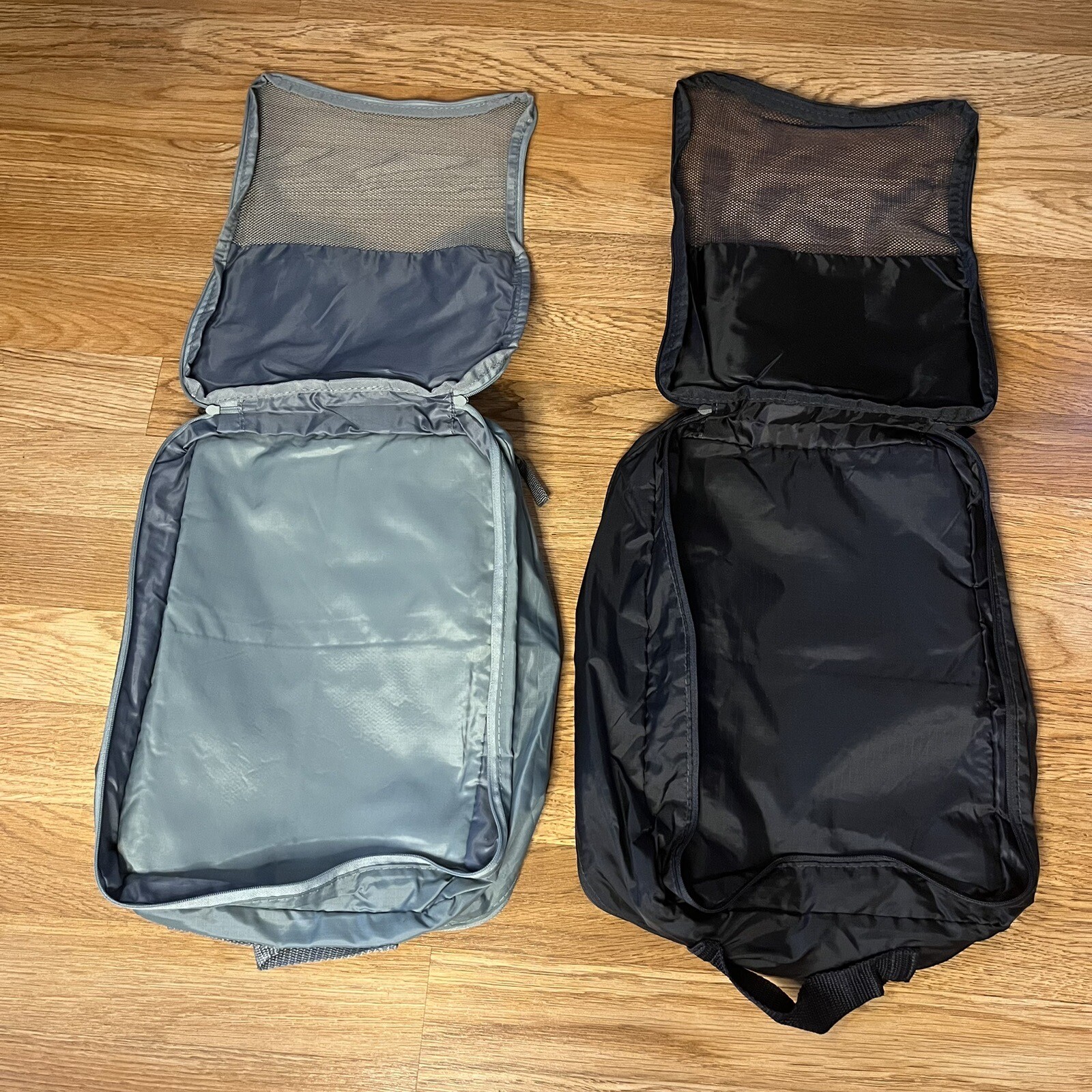 Miniso Minigo Bag Black Slate Size Medium Zip Mesh 14in x 10in