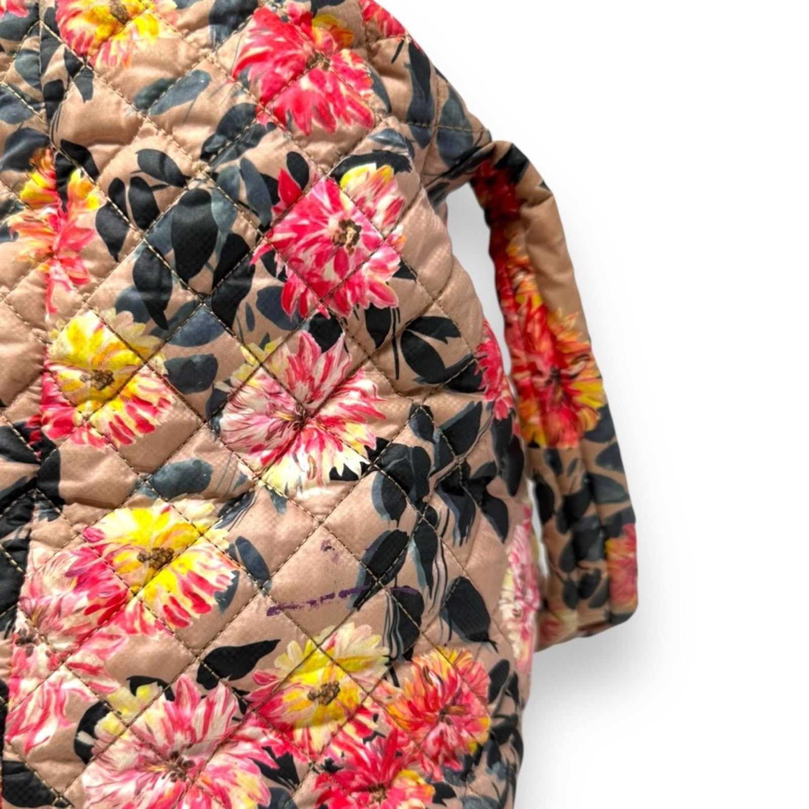 MZ Wallace Medium Metro Quilted Floral Multi Limited Edition Shoulder Tote Bag