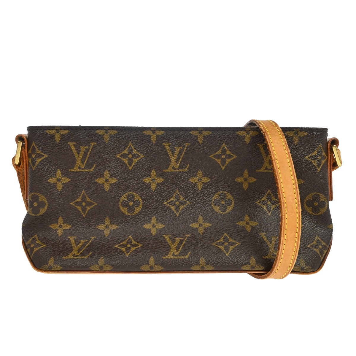 Best08 LOUIS VUITTON TROTTEUR SHOULDER BAG MONOGRAM M51240 AR0031 BQ02047