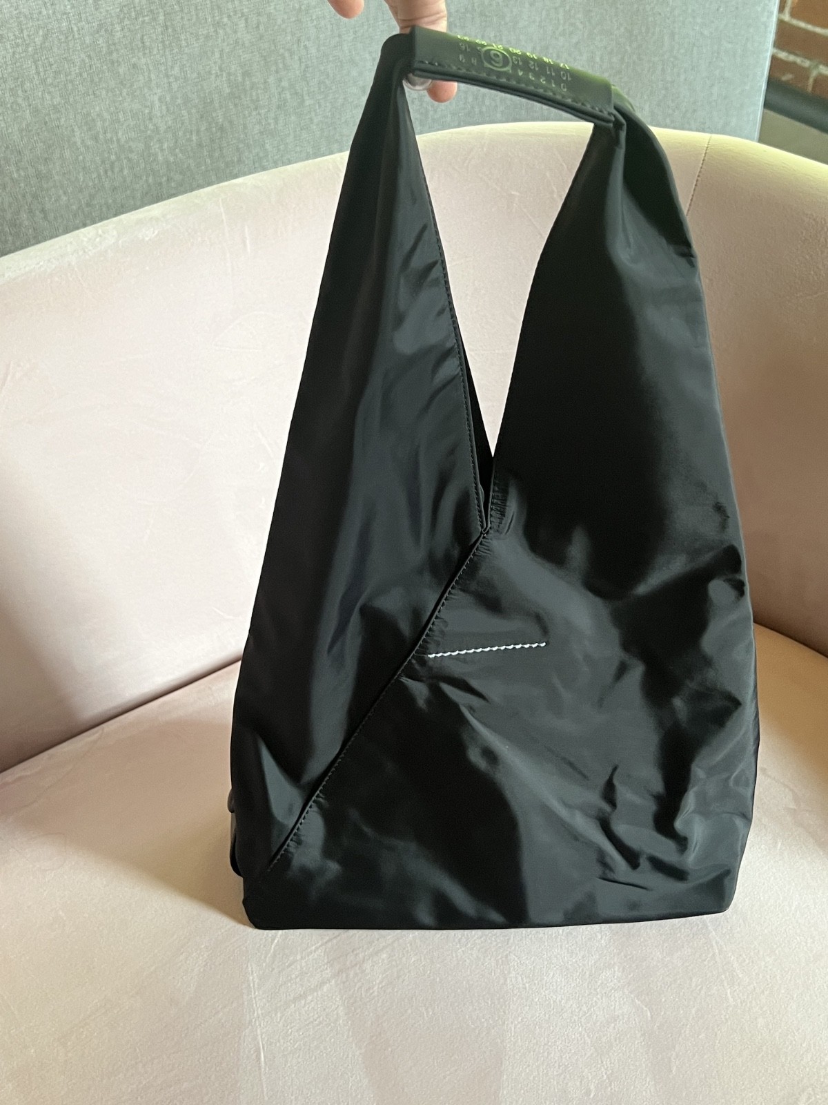 [MM6 Maison Margiela] Black Nylon FOLDABLE JAPANESE BAG SB5WD0021 P5684 T8013