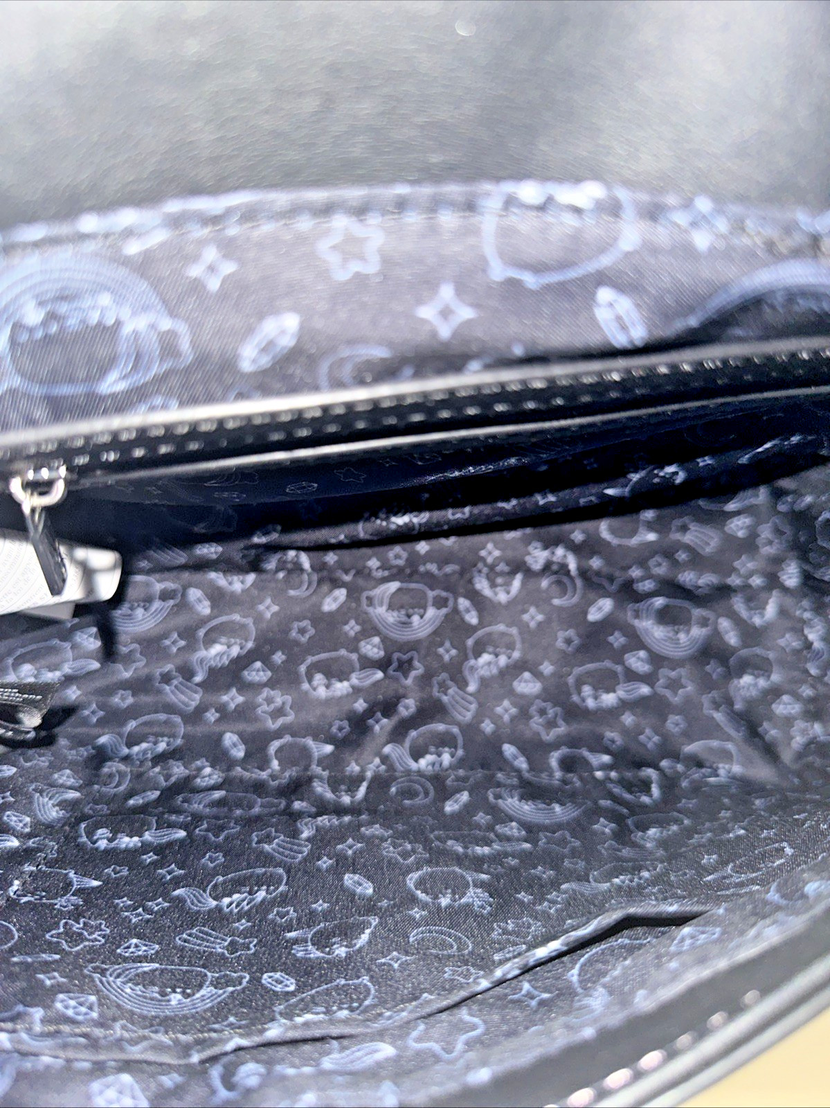 Loungefly X Pusheen Rainbow Unicorn Crossbody Handbag Black RARE MINT