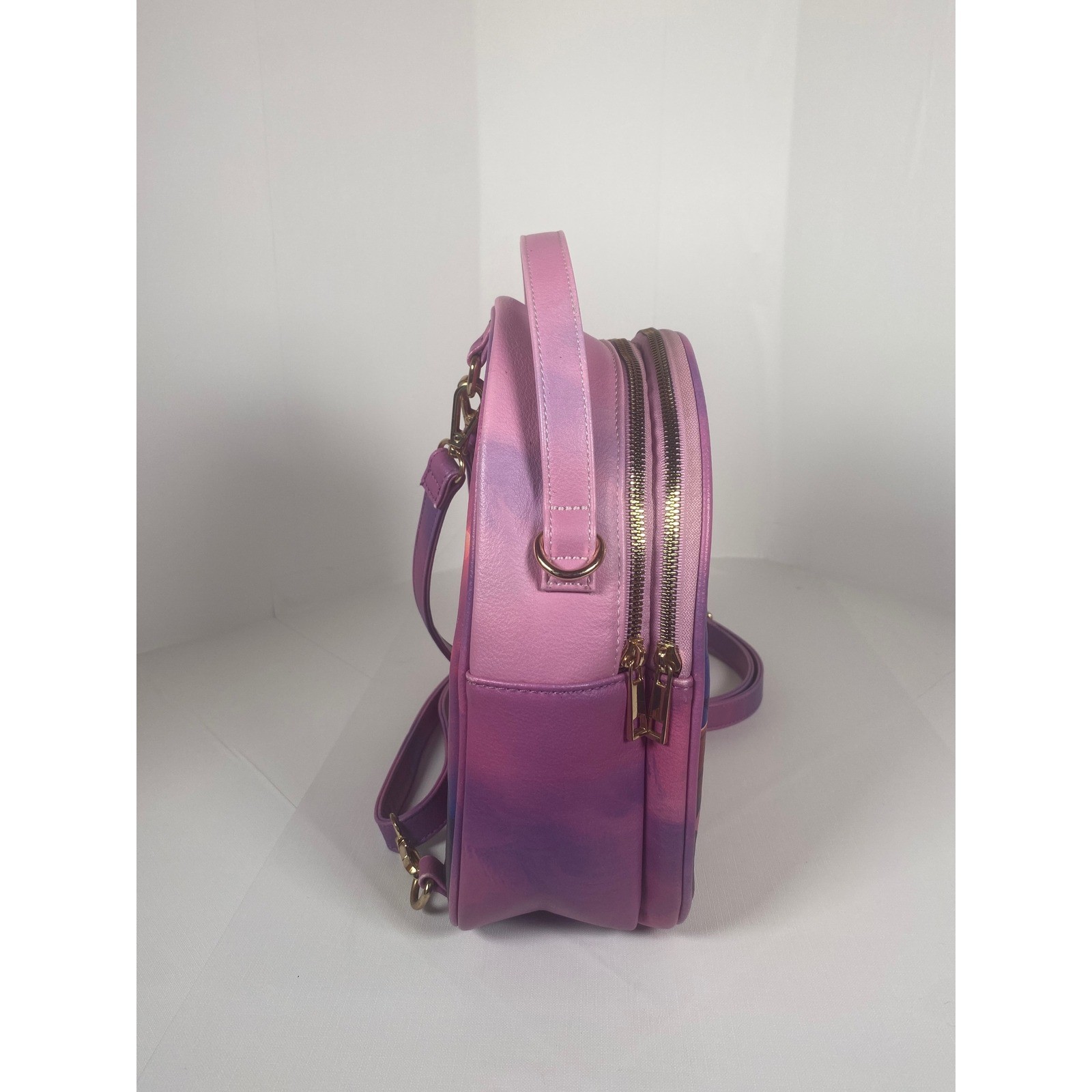 Disney Tangled Rapunzel Flynn Rider Lantern Mini Backpack Purple Crossbody Bag