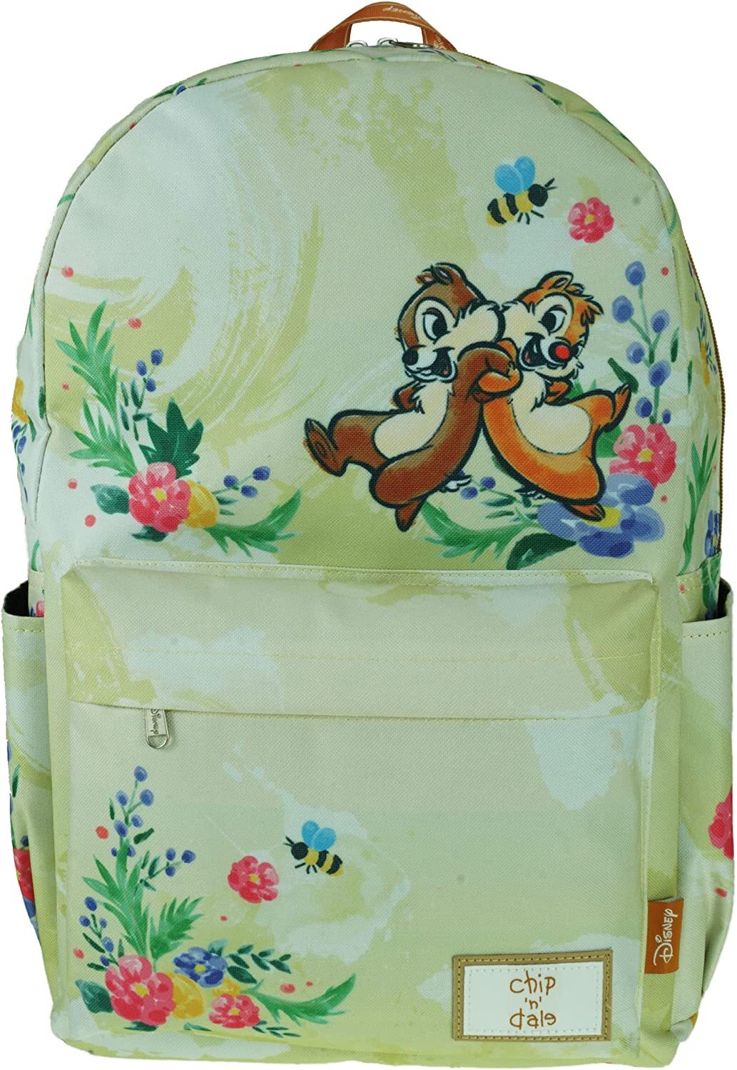 Disney Chip N Dale 17″ Oversize Print Daypack Backpack w/ LAPTOP COMPARTMENT