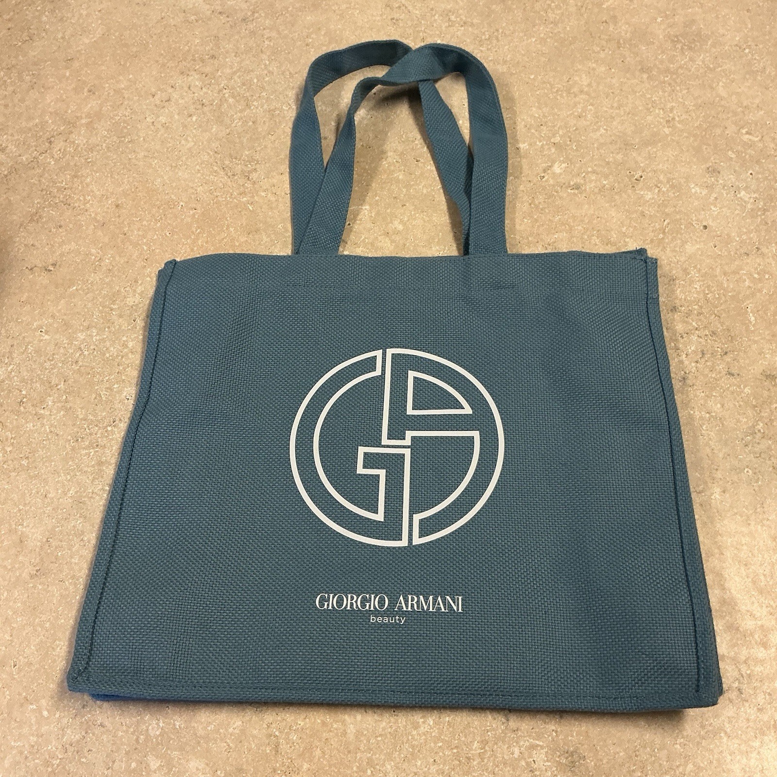 Giorgio Armani Beauty Blue Tote Bag Luxury Sophisticated