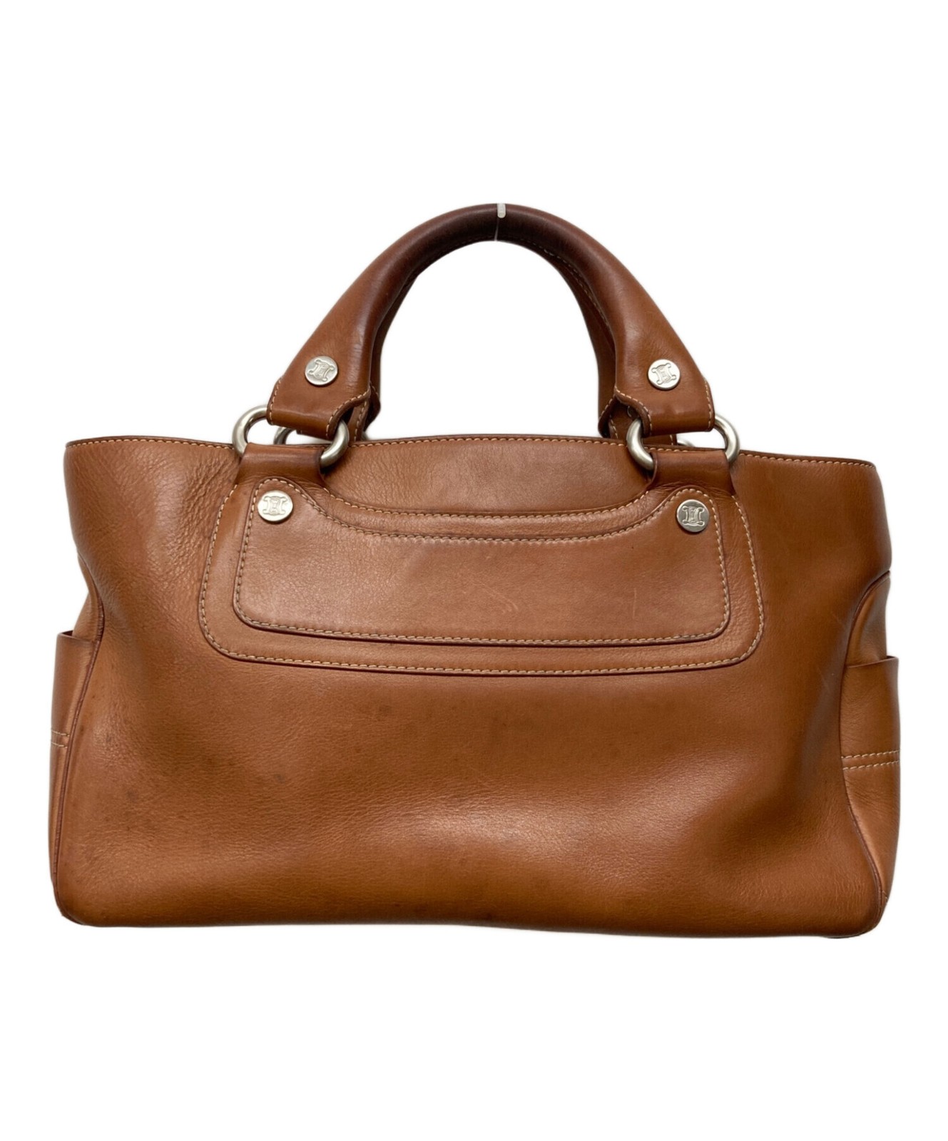 CELINE Handbag Brown Authentic From Japan