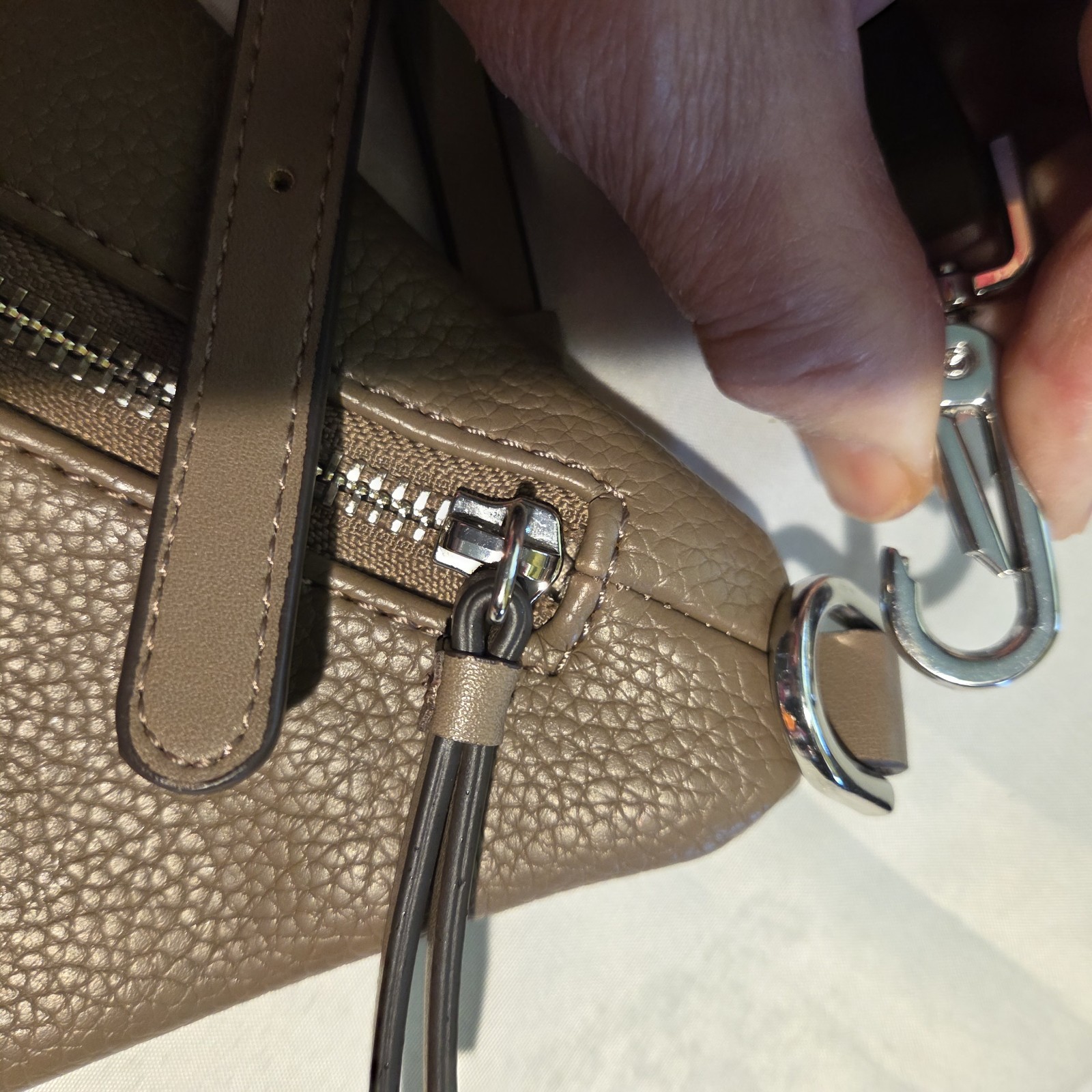 Calvin Klein Geo Rocky Road Hobo Bag, Taupe