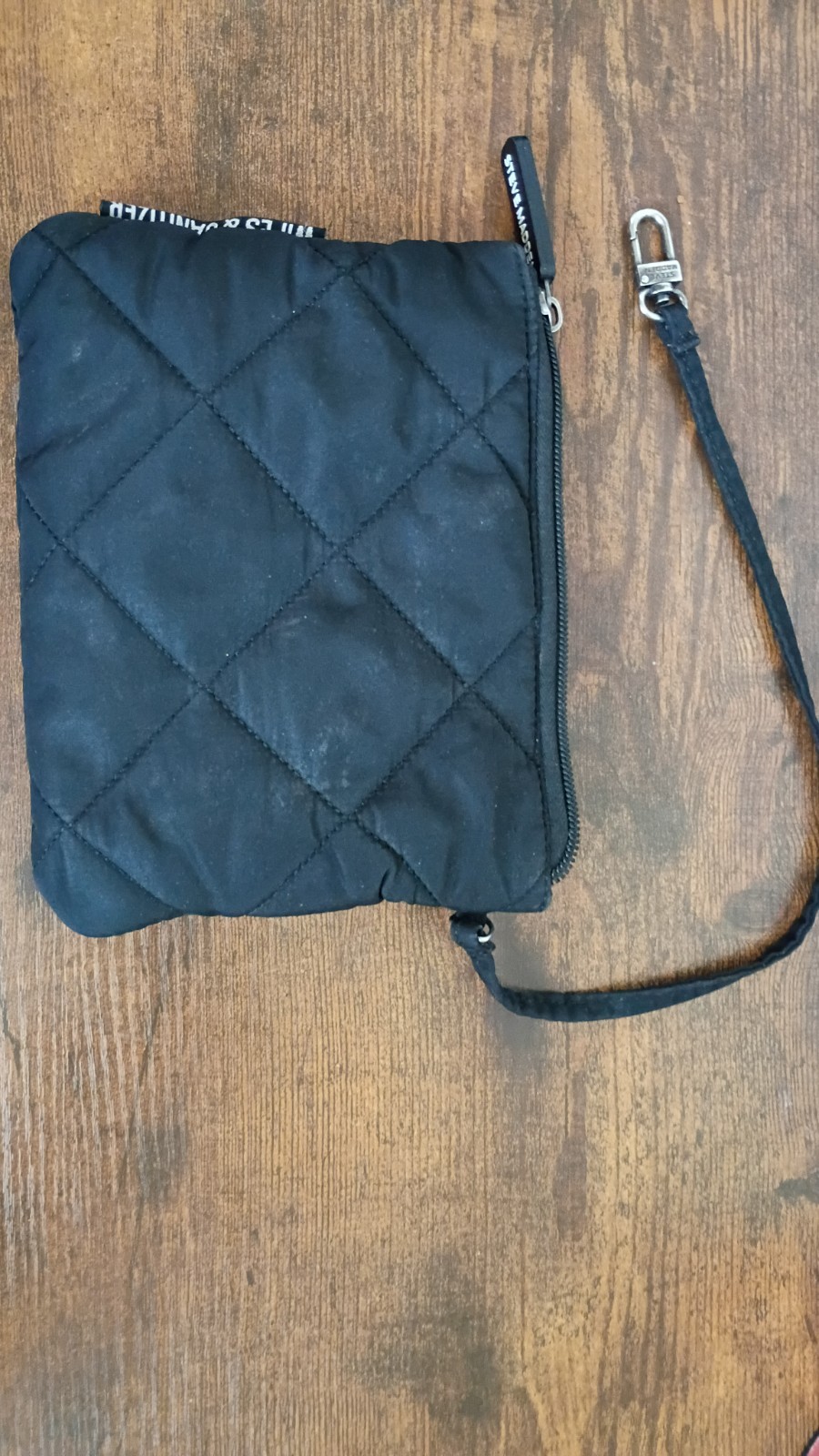 Steve Madden Black Purse 7 Inch Long 6 In High
