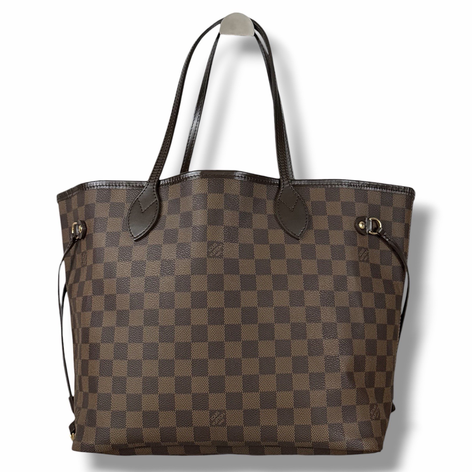 Louis Vuitton Neverfull Damier Ebene Tote MM N51105 Brown Canvas Vintage y2k