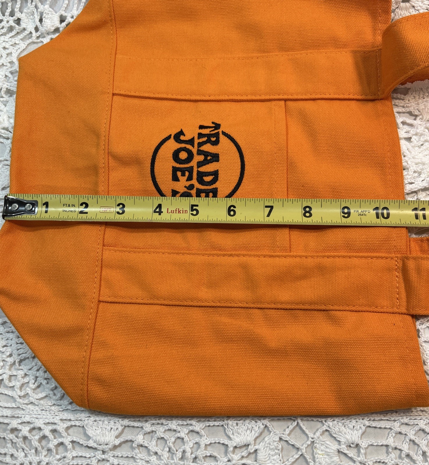 Trader Joes Mini Tote – Orange bag Rare Limited Edition!