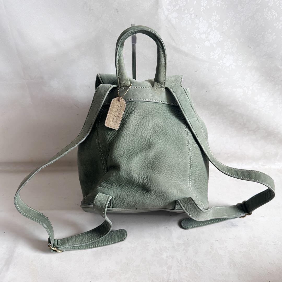 Vintage COACH small backpack green OLD Japan