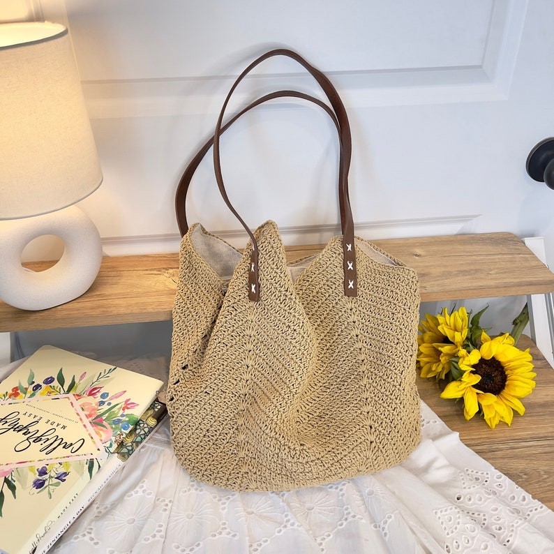 Ladies Handmade Shoulder Bag – Stylish Fashion Purse Tote Bag for Women