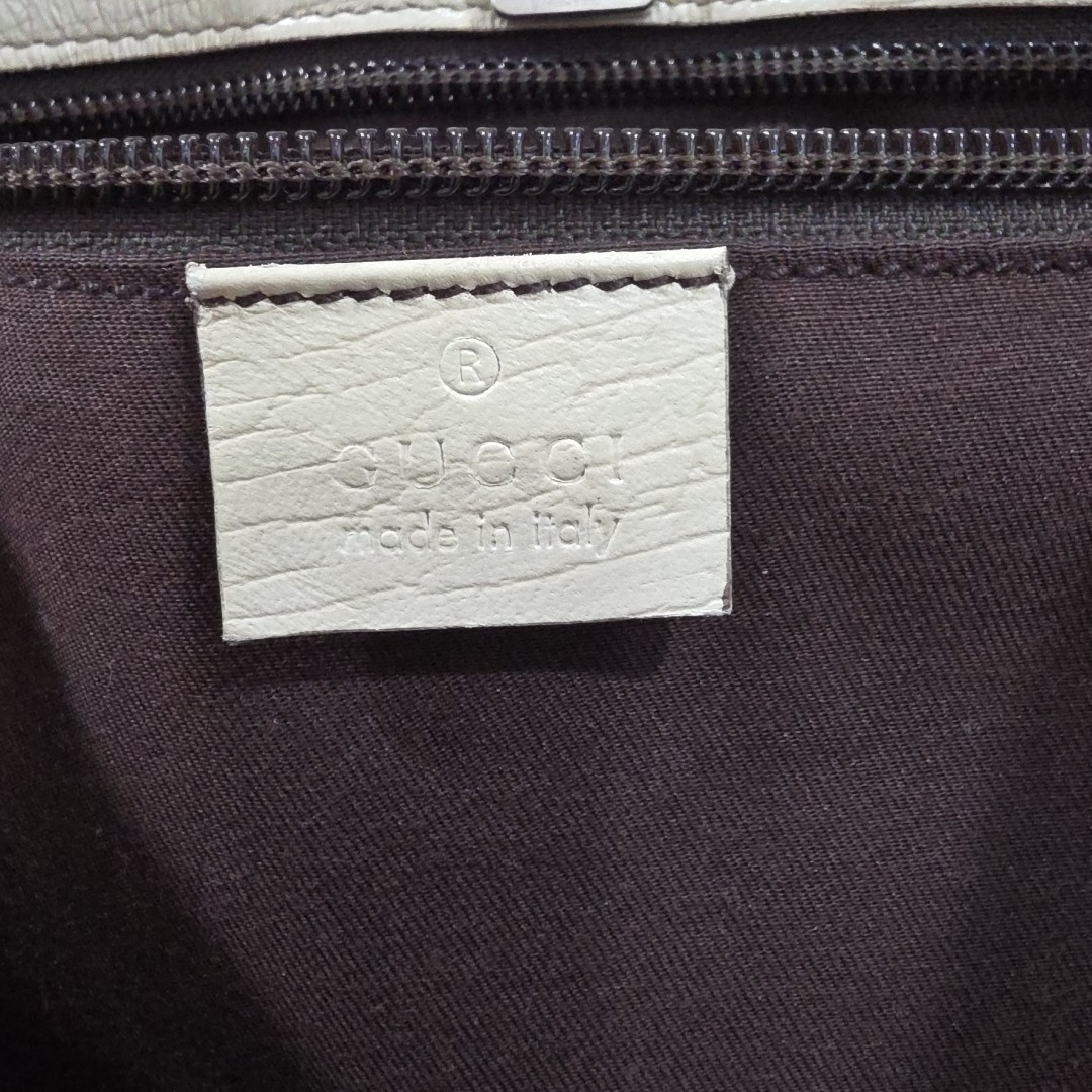 Gucci GG Supreme Joy Tote PVC White