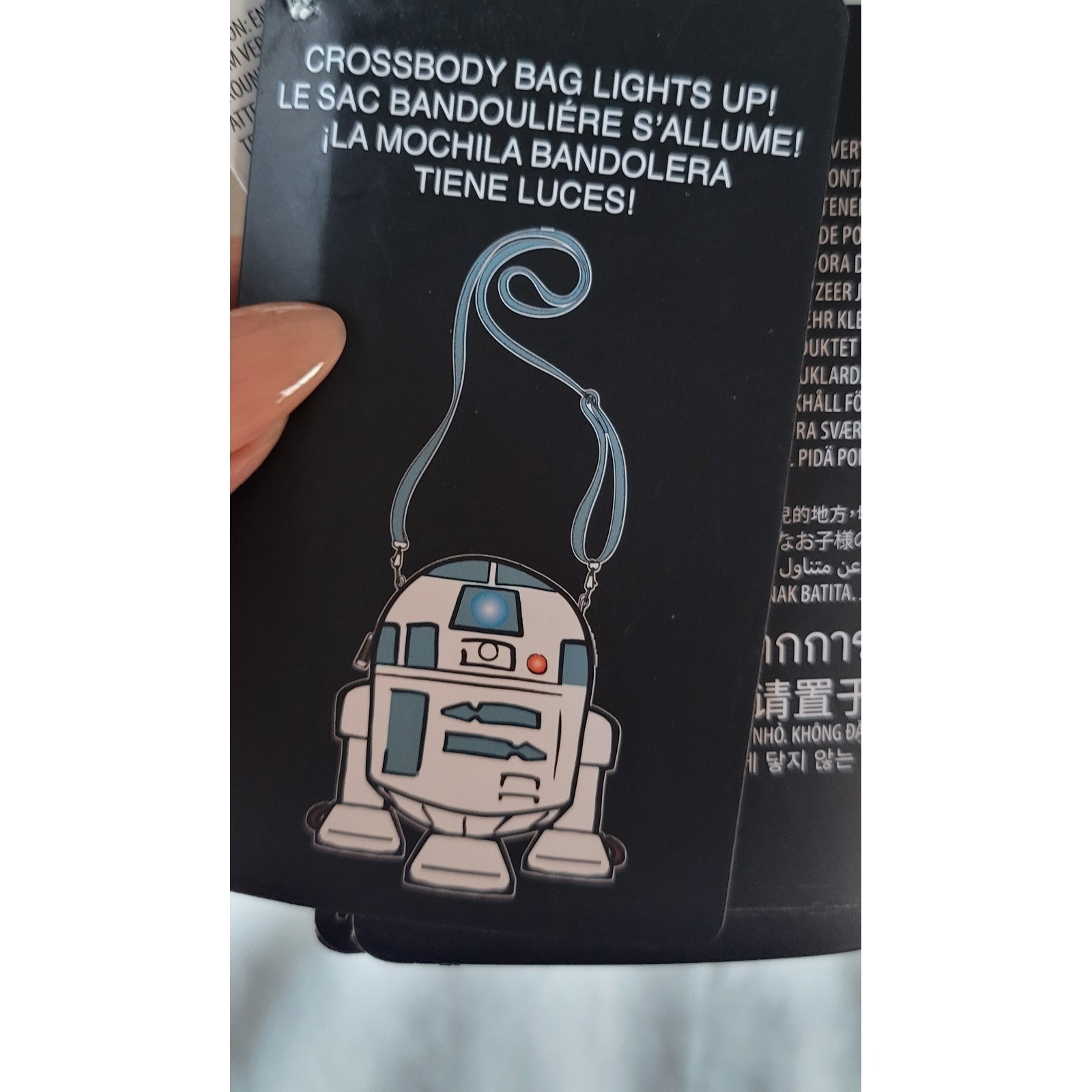Loungefly Star Wars Darth Vader bkpk and R2D2 crossbody