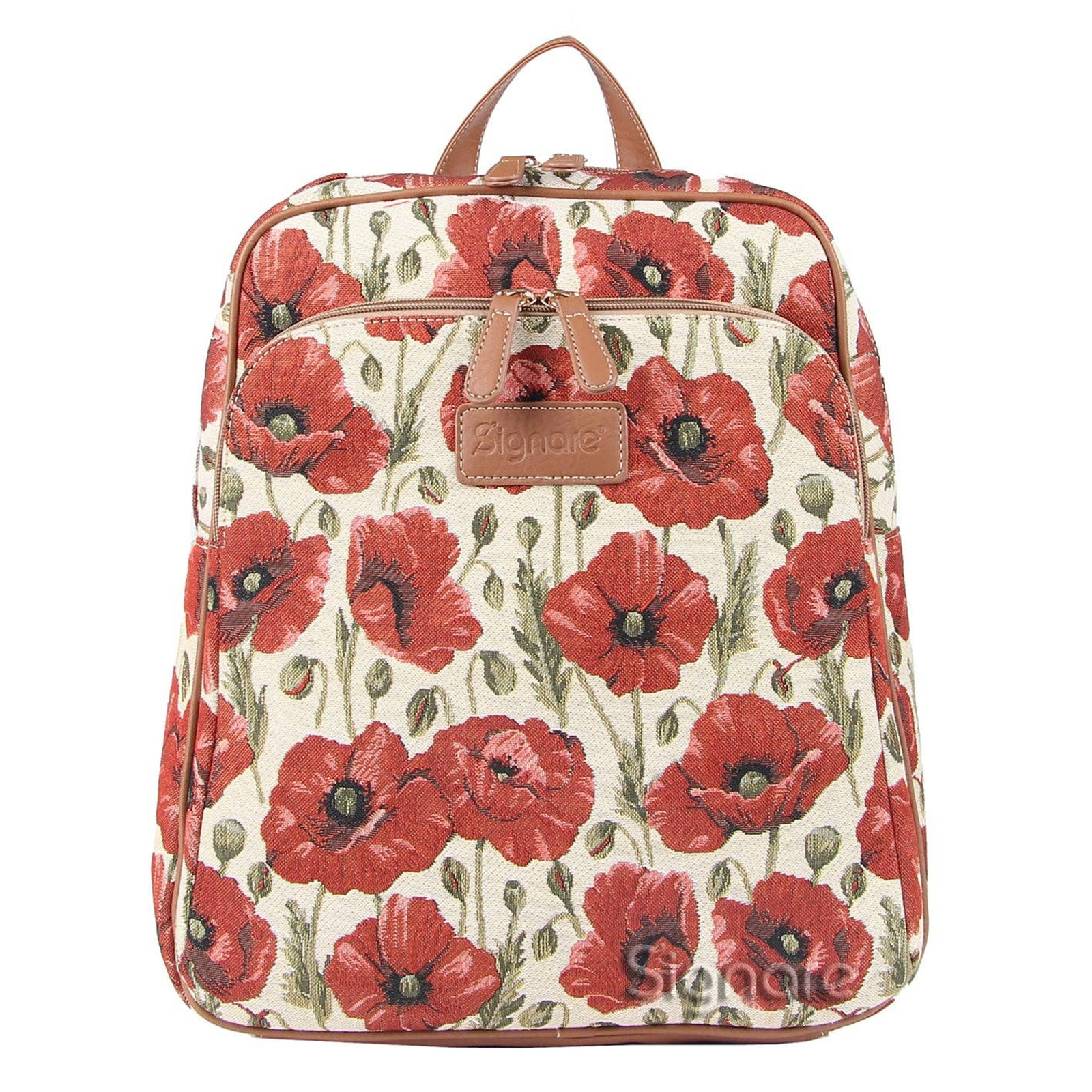 Poppy Women’s Multi-Compartment Backpack, Classic Casual Travel & School Bag